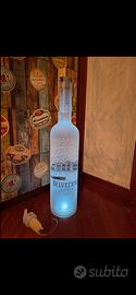Bottiglia vodka Belvedere 6 l luminosa