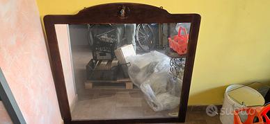 specchiare bagno noce 