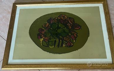 Ennio morlotti quadro litografia