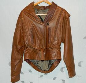 Giacca donna biker in pelle M