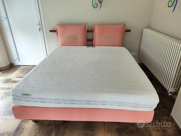 Letto matrimoniale Flou con materasso in memory