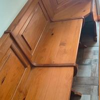 panca in legno massello 