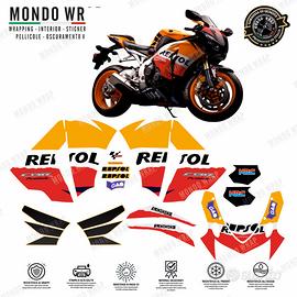 Adesivi compatibili con CBR 1000 RR Repsol 2009