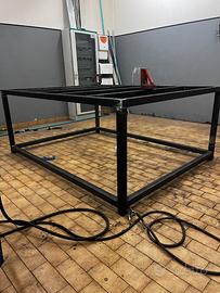 banchi da lavoro in acciaio