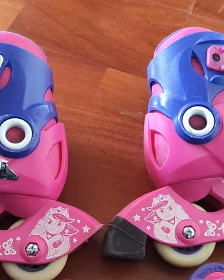 Roller e protezioni bambina 26/28