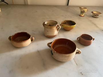 Miniature fi pentole in cotto