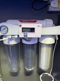 impianto osmosi acquario  AQPET 75 gdp