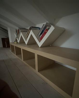 SCAFFALE COLOR LEGNO BEIGE
