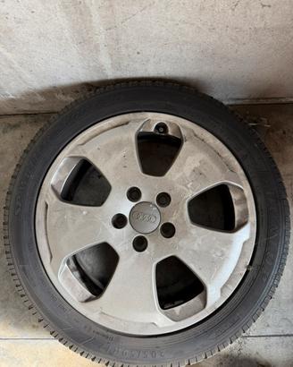 4 GOMME INVERNALI CON CERCHI ORIGINALI AUDI