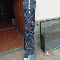 tavola snowboard hard completa di attacchi
