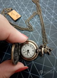 Orologio da tasca con ciondolo Drink Me