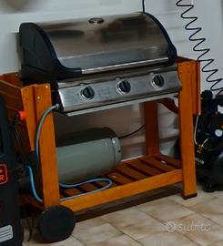 Barbecue da esterno 3 fuochi a Gas
