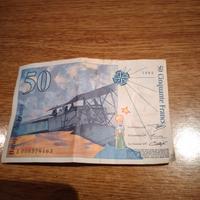 banconota 50 franchi francese del 1993