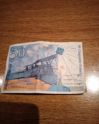 banconota 50 franchi francese del 1993
