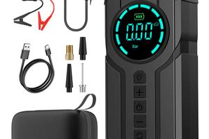 Avviatore 2-in-1 da 5000A con compressore d'aria