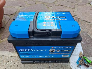 batteria auto 60 ah made in Italy nuova