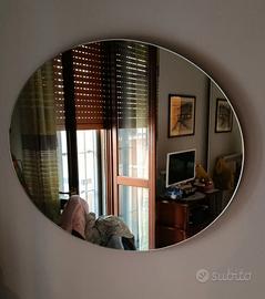 GRANDE SPECCHIO OVALE DESIGN MODERNO