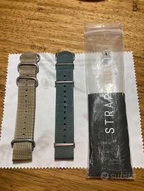 Cinturini Orologio Nato Miltat/Strapcode 22 mm