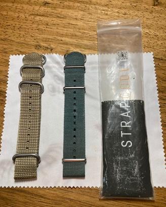 Cinturini Orologio Nato Miltat/Strapcode 22 mm