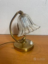 LAMPADA VINTAGE ART DECO ABAT JOUR DESIGN OTTONE