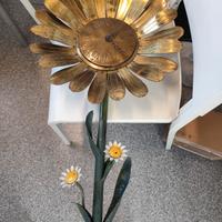 Orologio Girasole in ferro battuto e ottone 