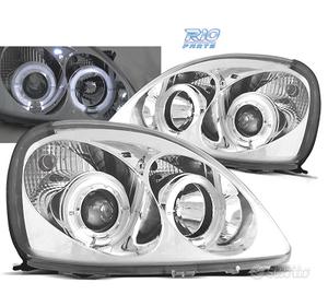 FARI PER TOYOTA YARIS 99-03 OCCHI ANGEL CROMATI