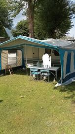Veranda roulotte 