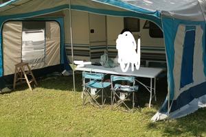 Veranda roulotte 