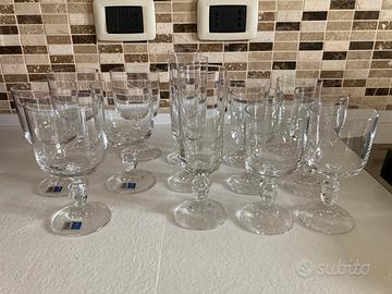 Bicchieri cristallo set