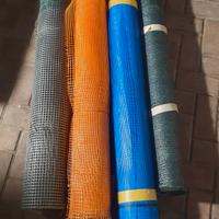 3rotoli rete per intonaci, 3guaina. 1arancio lavor