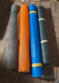 3rotoli rete per intonaci, 3guaina. 1arancio lavor