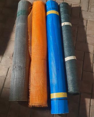 3rotoli rete per intonaci, 3guaina. 1arancio lavor