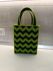 Borsa con rete canvas