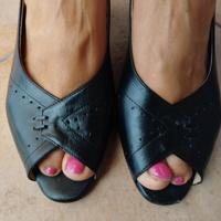 scarpe vintage nere