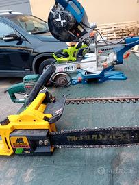 sega troncatrice decespugliatore elettrosega  