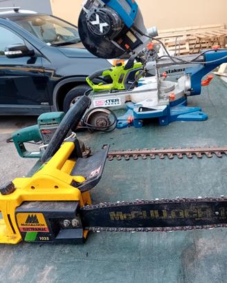 sega troncatrice decespugliatore elettrosega  