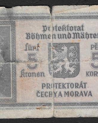Boemia&Moravia Protettorato Tedesco - banconota