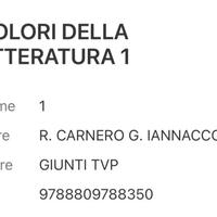 I COLORI DELLA LETTERATURA 1
