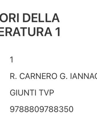 I COLORI DELLA LETTERATURA 1