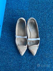 Scarpe con tacco 3 cm  pitone originale