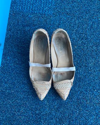 Scarpe con tacco 3 cm  pitone originale