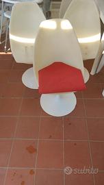 4 sedie modello tulip 
