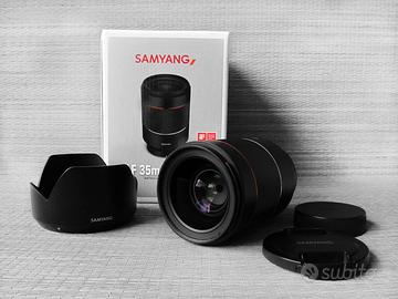 SAMYANG AF 35mm f/1.4 FE - Attacco Sony E-Mount