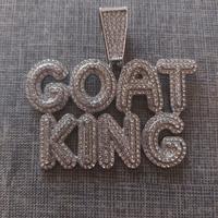 CIONDOLO COLLANA TRAP GOAT KING ICE BRILLANTATO