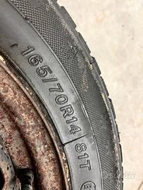 LASSA 165/70R14 81T 4 gomme Invernali su cerchi