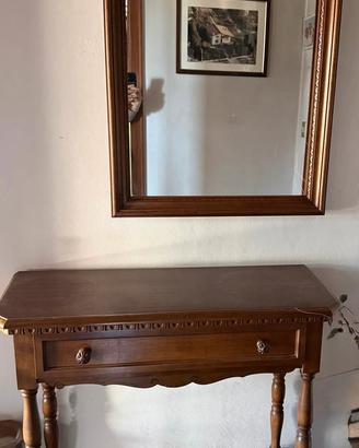 Consolle vintage in legno