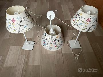 Set lampadario e abat jour