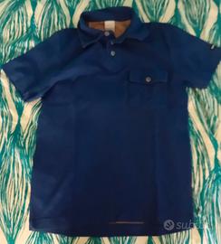 Nike polo originale blu vintage rara tg.S