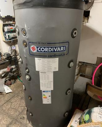 Puffer acqua riscaldamento 500 lt per biomassa