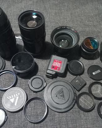 lotto obiettivi per macchine fotografiche 
